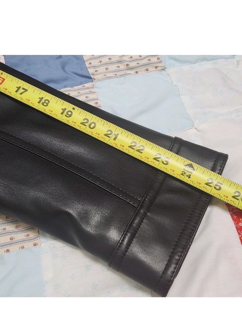Calvin Klein Everday Essential Faux Leather Jacket M Moto Classic Capsule - Picture 9 of 14